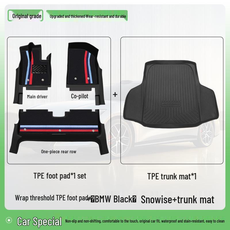 2025 BYD Han L EV/DMP TPE Floor Mats Full Coverage Interior Modification