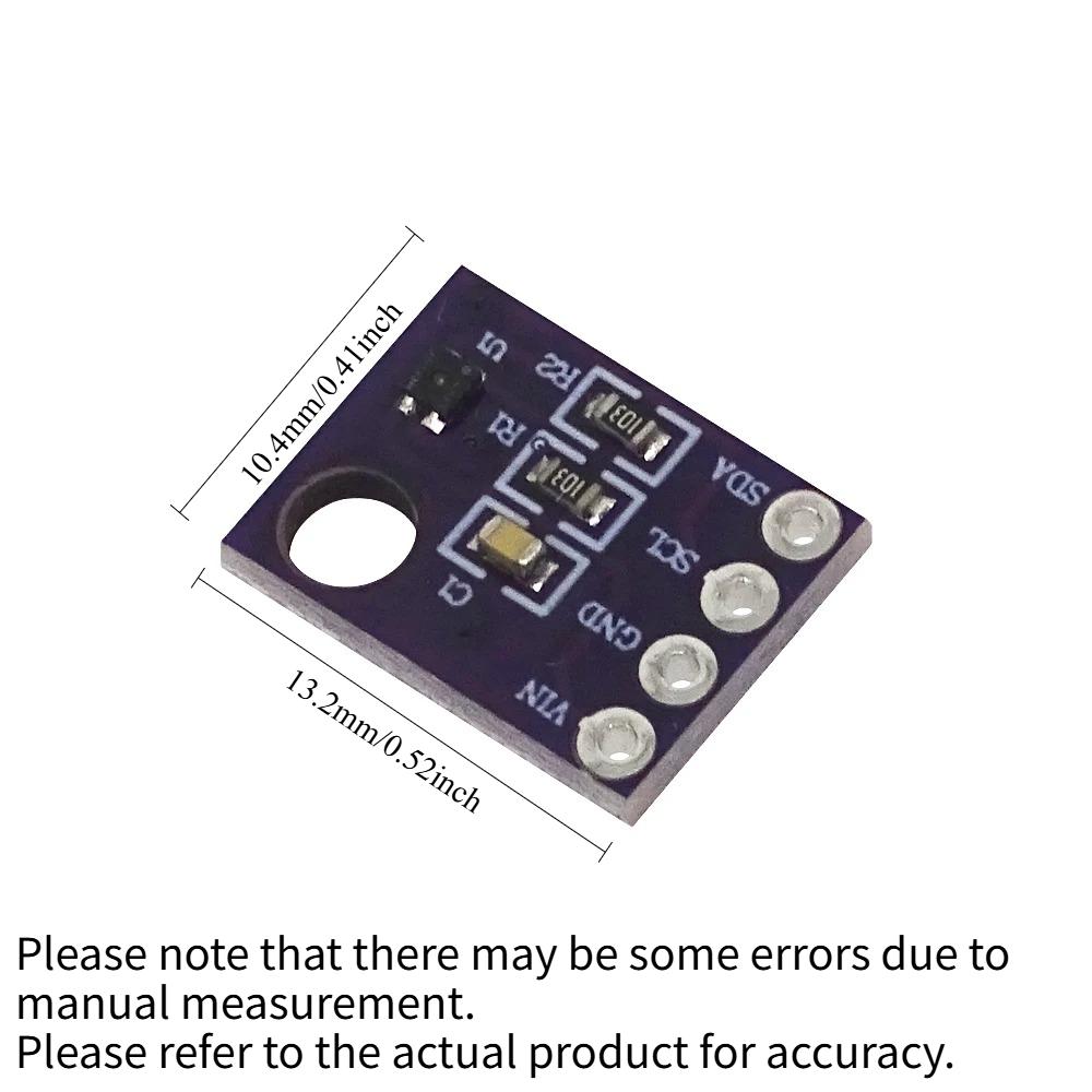1/2Pcs High-Precision SHT40, SHT41, SHT45 Temperature and Humidity Sensor Module for IoT, HVAC, and Environmental Monitoring