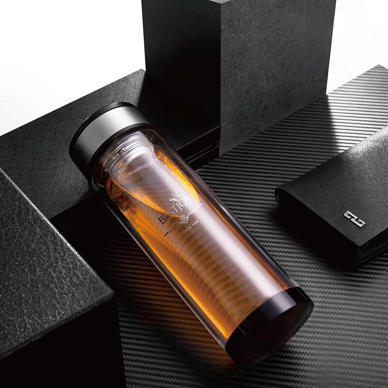 FUGURNG BESTJOY Portable Borosilicate Glass Tea Bottle