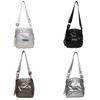 Pu Material Small Oval Crossbody Bag With Zipper For Casual Daily Use