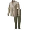 2 pezzi Set costume da cavaliere medievale da uomo Rinascimento Cosplay Pirata Camicie con cavigliera Pantaloni per Halloween Cotone Lino