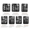 Outdoor Portable 18-Piece BBQ Tool Set with Oxford Cloth Bag