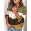Women S V Neck Long Sleeve Pullover Knit Sweater Casual