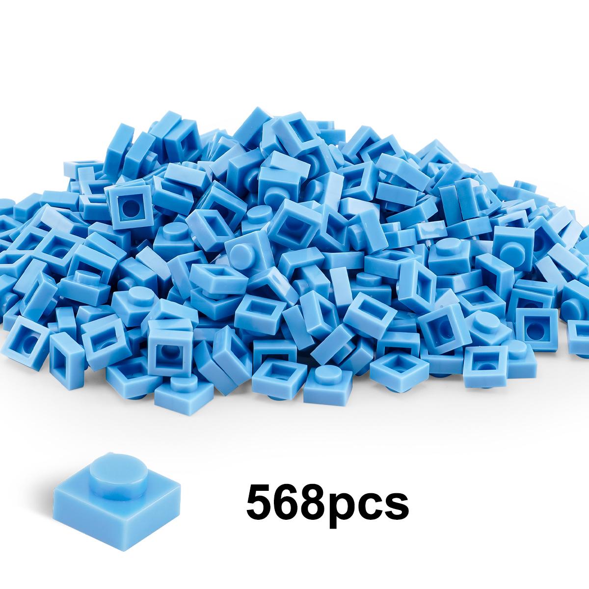 100g1x1niedriger Stein Bausteine Dicke FigurenSteine 2x2 Noppen Lernorientiert Kreativ GrößeKompatibel Mit Spielzeug fürKinder 100g1x1low brick