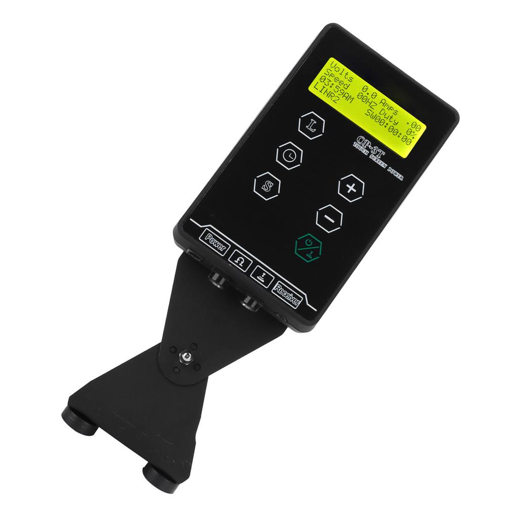 MultiFunctional Tattoo Power Supply Dual Model LCD Display Mini Tattoo Machine Power Supply Black