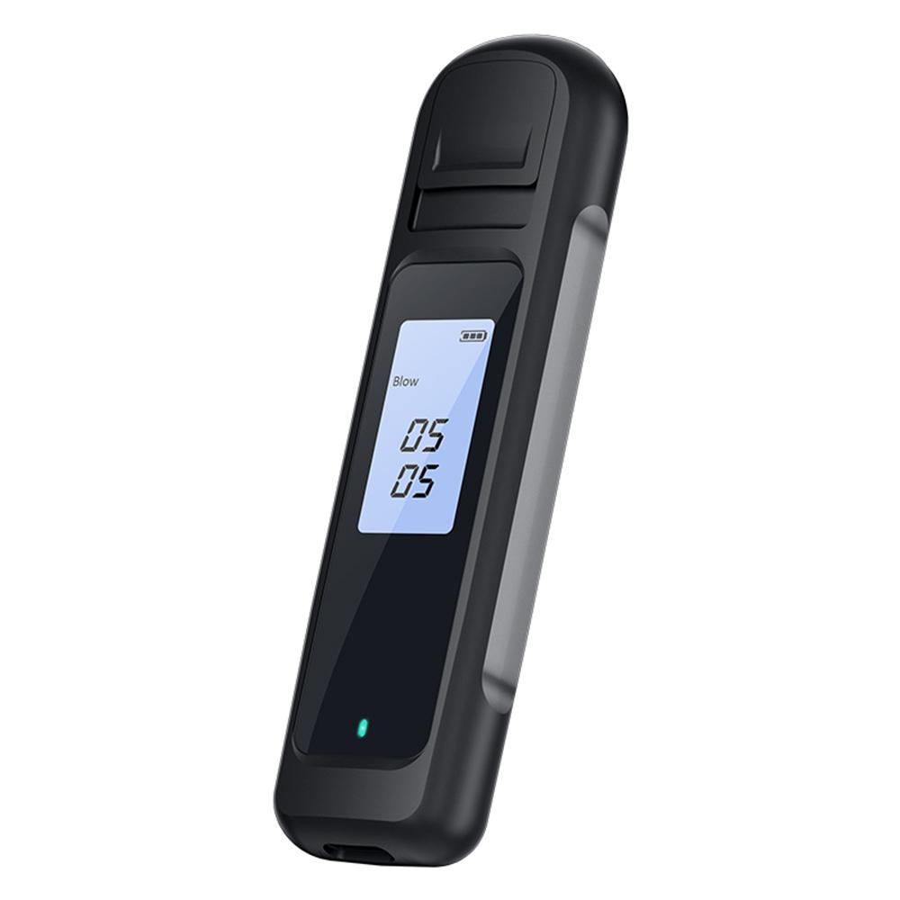 Portable Alcohol Detector Handheld Non-Breath Blow Tester with LED Display Screen 3-color