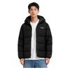 Men's Black 3XL Windproof Warm Hooded Down Jacket Casual Sportswear