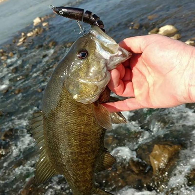 Multi-Section Artificial Fishing Lures Fishhooks Jointed Swimbait Crankbait Fishing Realistic 3D Sinking Swimming Baits