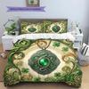 HarryPotter Pattern Bedding Quilt Set Quilt Cover Pillowcase Home Decoration Birthday Gift (1 * Duvet Cover + 2 * Pillowcase, Without Core)