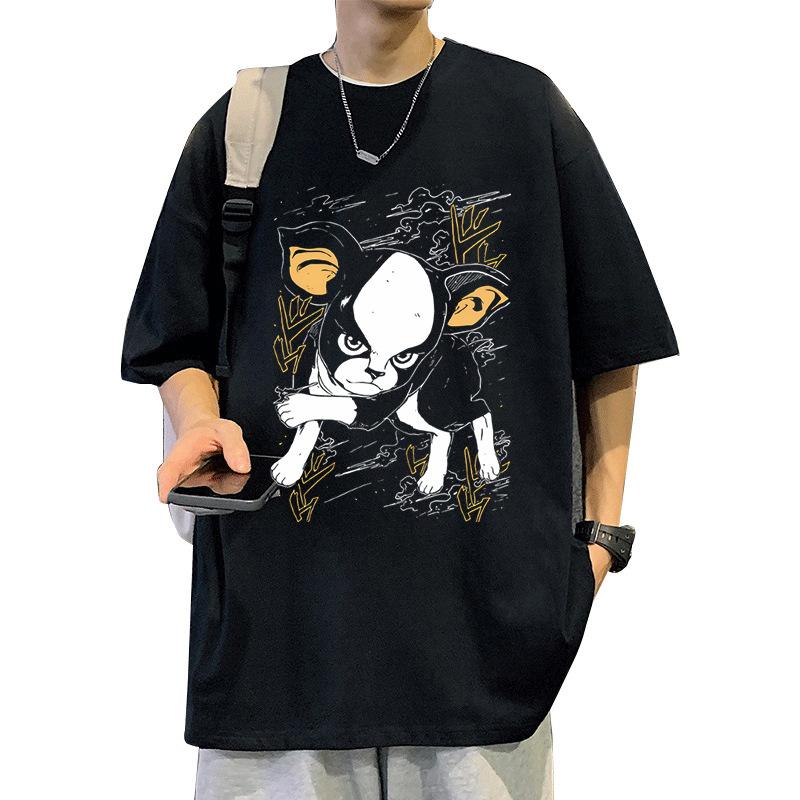 Vinegar Double Jojos Bizarre Adventure Anime Trend Tshirt Cotton Graphic Tee Unisex Unisex Summer Streetwear