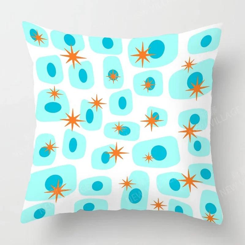 Nordic Fall Home Decor Autumn Throw Pillow Case Sofa Cushion Cover Modern 45x45cm 45*45 50x50 60x60cm 40*40 40x40 Geometry 60*60