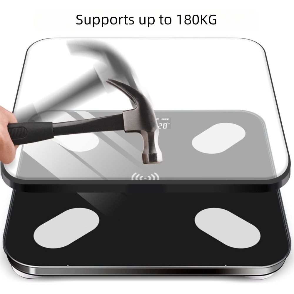 Bluetooth Connection Electronic Scales LCD Body Composition Analyzer Smart Body Weight Fat Scale