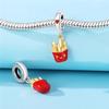 Copper Food Beverages Series Pendant Charms Beads Fit Original Wear Braceletsdiy Jewelry Gifts Accessory