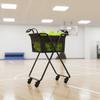 Pickleball Ball Carrier Foldable Folding Ball Pickup Carrier Pickleball Hopper Movable Sports Equipment Wheels For Trainers