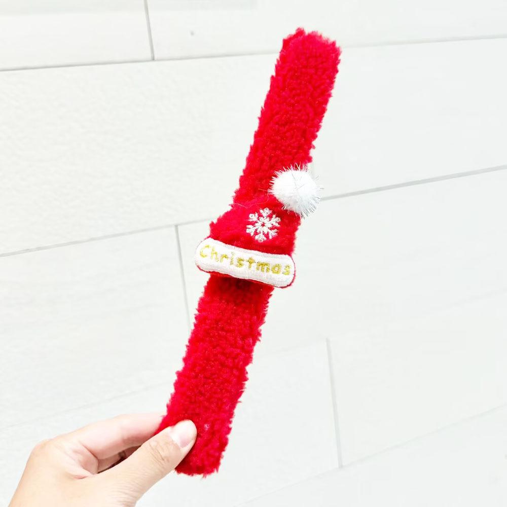 

Christmas Plush Snap Bracelet - Festive Wrist Decor
