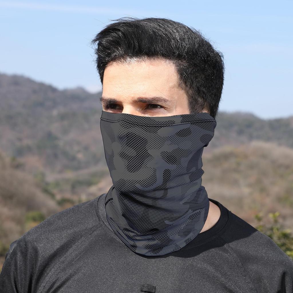 CUBATTY Face UV Sun Stretchy for and All Sports Cover/Neck Guard, Cooling, Breathable, Protection, Protection, Sweat-Wicking, Quick-Drying,