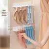Newcomer Wardrobe: Wall-Mounted Storage Rack for Underwear, Underpants, Socks & Bra Hooks