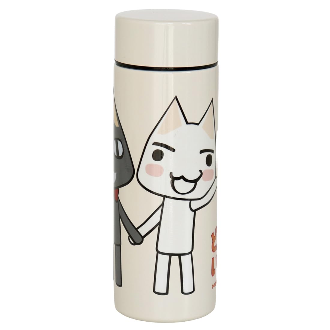 

Dokodemo Issho Toro and Kuro Stainless Steel Bottle (Ivory 300ml) Lunch Accessory Water Bottle (Insulated with Heat and Cold Insulation and Ice