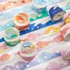 Xin Mo Yun Decorative Tape: Cloud Series Small Flower Hot Stamping for Art Journals and Collage