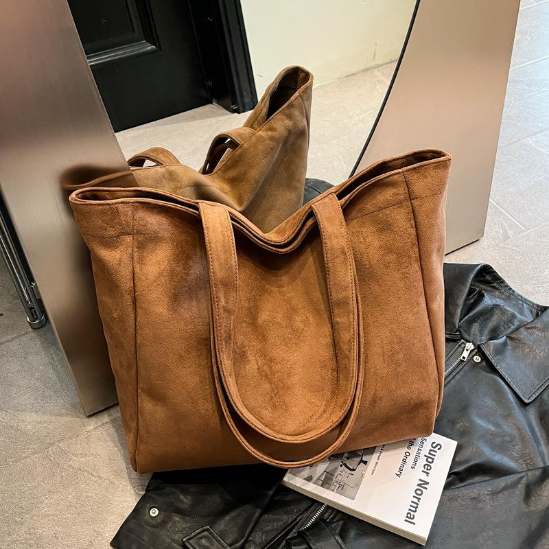 Autumn Casual Big Bag New Fashion Simple Shoulder Bag Women's Large-capacity College Student Class Bag