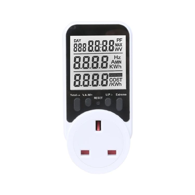 Smartests Electricity Backlits Display Energy Monitors With Large LCD Screen And Adjustable Overloads Alerts