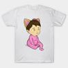 T-Shirt Damen Baby Koshka Harajuku Print Kawaii T-Shirt Sommer Kurzarm Damen T-Shirt Top Tee