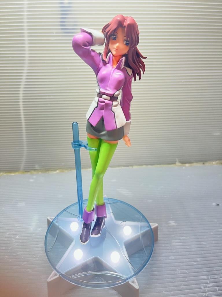 

[USED]MegaHouse RAHDX Robot Anime Heroines DX Mobile Suit Gundam SEED Flay Allster LED Base Custom 1/8 Brush-up & Light-Up фиолетовый