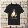 Tricou Unisex cu Logo Tux Linux