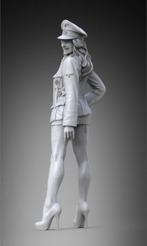 Royal Model 1/35 Military Pin-Up Girl German Officer Unpainted Resin Kit RM873