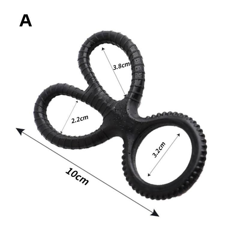 Male Penis Testis Lock Cock Ring Removable Erection Delay Time Ejaculation Penis Ring Enlargement Ball Stretcher Sex Toy Big Man