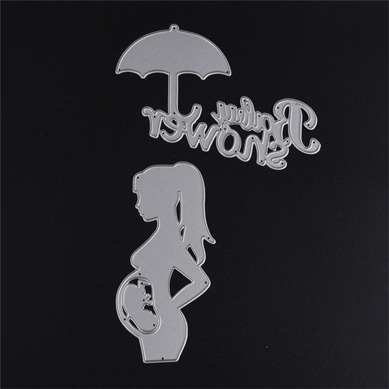 

Мама Беременность Детский душ Металлические трафареты для резки трафареты для скрапбукинга Фотоальбом Декоративные 1 set