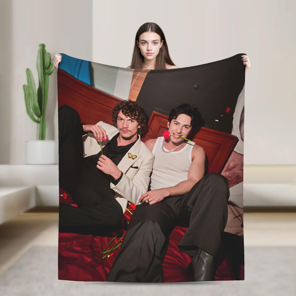 Soft Blanket Travel Shane Hollander Heated Rivalry Throw Blanket  Flannel Bedspread For Couch Chair Sofa Bed Fashion Sofa Bed