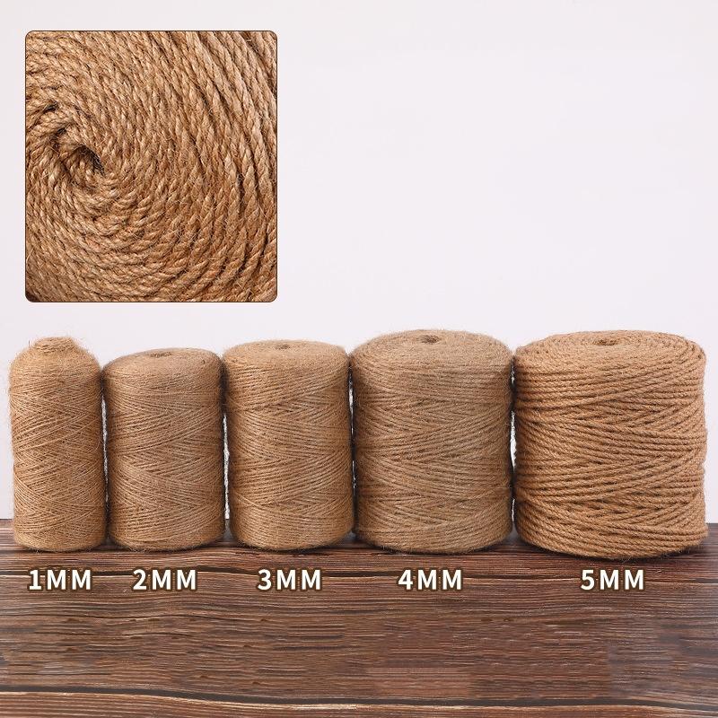 Натуральная сизалевая веревка для когтеточки для кошек, веревка для дерева, когтеточка, игрушка-лапа, коготь, защитная когтеточка для мебели Width 4mm, Length 10m