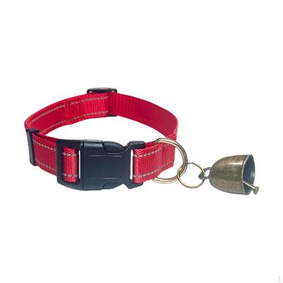 Goat Choker with Bell Adjustable Grazing Anti Lost Practical Reflective Dog for Pet