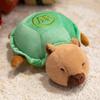 Turtle Shaped Creative Capybara Cartoon Detachable Plush Toy Pillow Gift For