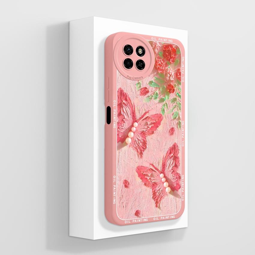 Für itel S23 S24 S25 P55 P65 A70 A80 Liebliches Katzen Handyhülle Kameraschutz Flüssigsilikon Hohe Qualität Anti-Fingerabdruck Hülle Für itel Bumper Capa