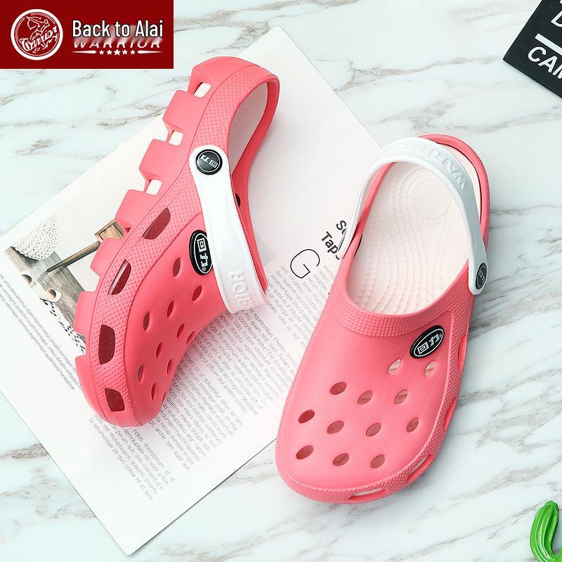 HuiLi Men s Summer Non-Slip Waterproof Beach Clogs - Trendy, Breathable, Wear-Resistant, Closed-Toe Sandals. 38