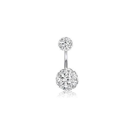 

Bobisty 14G Belly Button Rings for Women Surgical Steel Navel Helix Piercing CZ Barbell Belly Button Rings Body Piercing Jewelry (14G)1.6mmx10mm