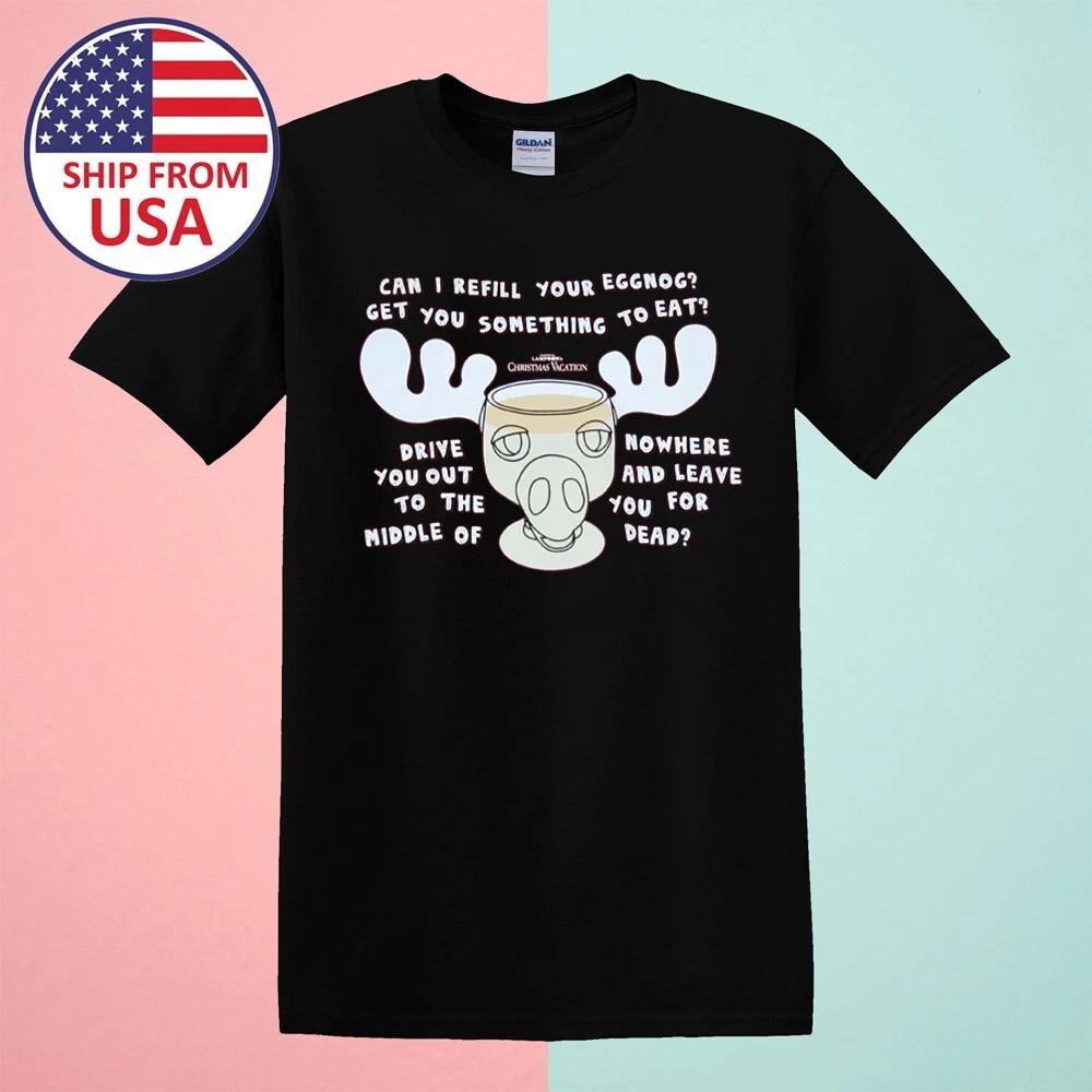 National Lampoon s Christmas Vacation Moose Men s Black Size S-5XL XL