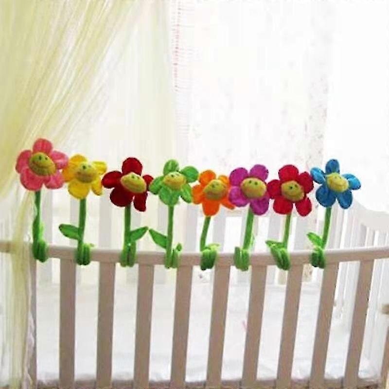 Bendable Sun Flower Stuffed Plush Toys Cartoon Fabric Sun Flower Lovely Home Dcor