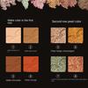 Osmibarevná deska očních stínů perleťová matná nahé mléko káva barva země každý den všechno
