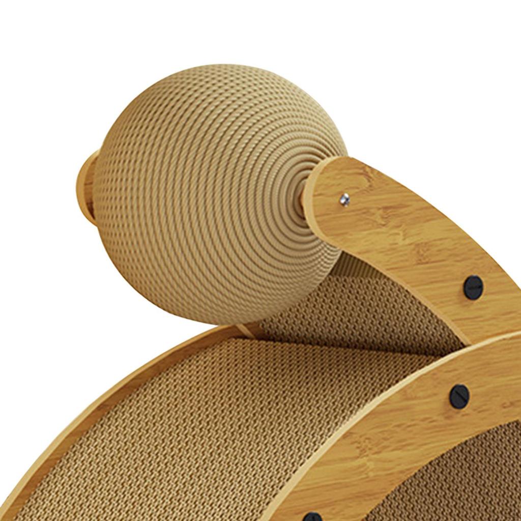Cat Scratcher Pad Furniture Protector Corrugated Scratch Ball Pet Supplies Crafts Training Toy for