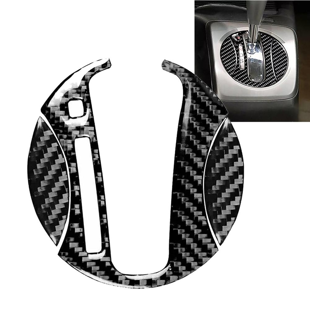 For Honda Civic 8th 2006-2011 Automatic Gear Shift Cover Carbon Fiber Trim Fashionable Design High-quality Texture