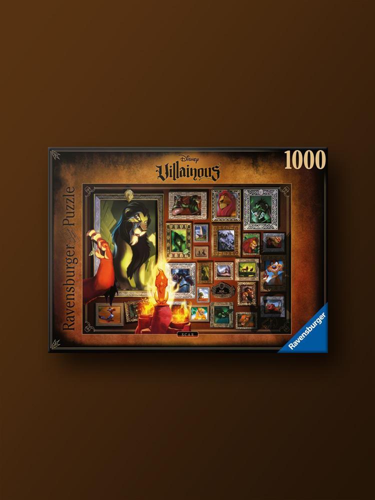 Disney Villains: The Lion King Scar 1000 Piece Ravensburger Jigsaw Puzzle