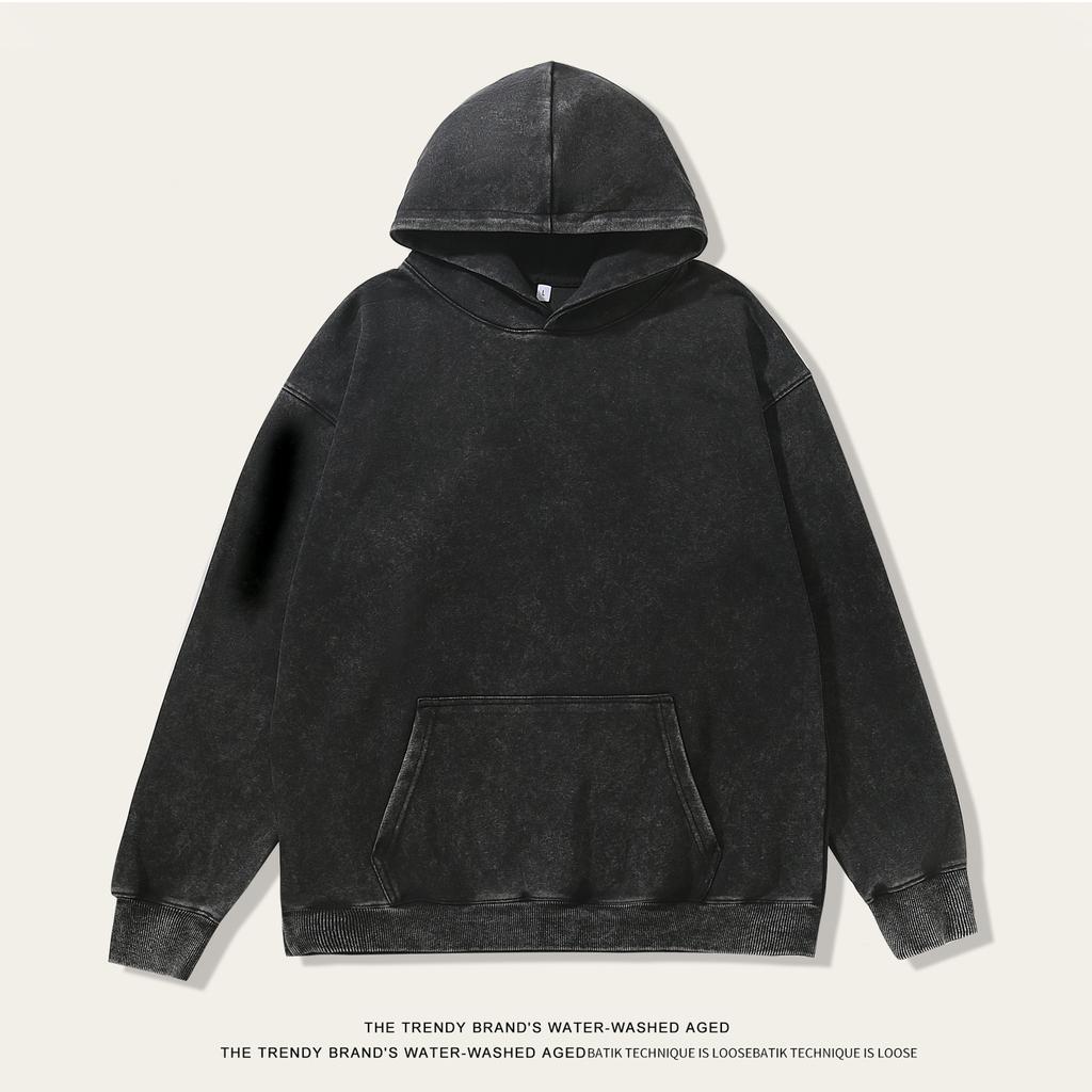 Oversized Hoodies for Men Cotton Hooded Sweatshirt Pullover Tops Casual Vintage Hooded Sweatshirt Men's Fall Long Sleeve Hooded Shirts With Pocket