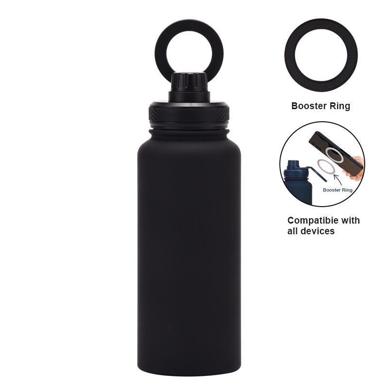 2026 Magnetic Mobile Phone Holder & 1L Stainless Steel Insulated Sports Water Bottle