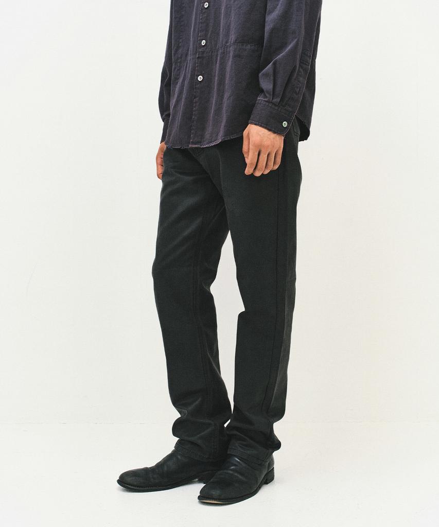 Seopiseuedisyeon Faux Leather Pants Black