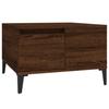 VidaXL Coffee Table Brown Oak 55x55x36.5 Cm Engineered Wood 821091