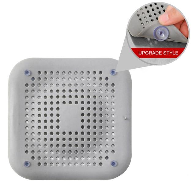 Silikon-Haarfilter, Anti-Blockier-Sieb für die Spüle, Küche, Badezimmer, Kanalisationsfilter, Duschablauf, Badewannenstopper, Siebe