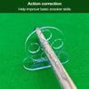 Billiard Rod Trainer Practice Accessories for Pool Stick 5 Holes Stable Pool Cue Accuracy and Club Control Trainer for Beginners